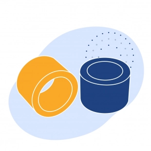 Втулка бронзовая 120 мм БРОФ10-1