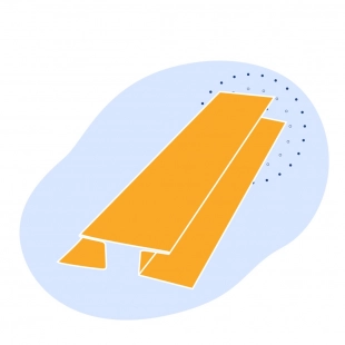 Н-образный профиль стальной 260х180х6.8 мм 17Г1С ТУ 14-2-24-72