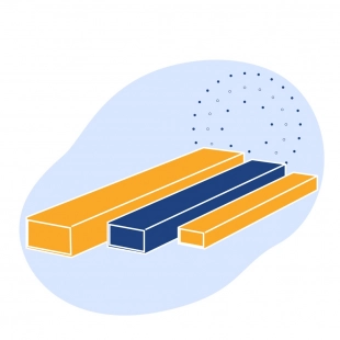 Профиль стальной прямоугольный сварной 50х30х4 мм ст10 ГОСТ 30245-2003