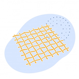 Стальная плетеная сетка квадратная 30x1.8 мм ст3 ГОСТ 5336-80