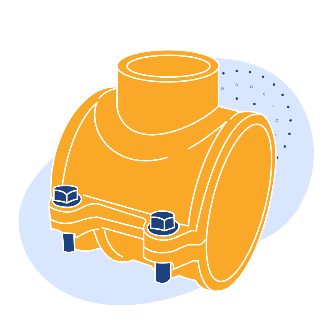 Седелка чугунная Ду 65 мм ГОСТ 5525-89