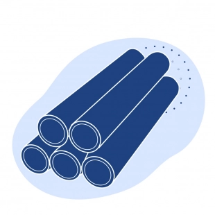 Труба стальная электросварная прямошовная 2420x21 мм Ст20