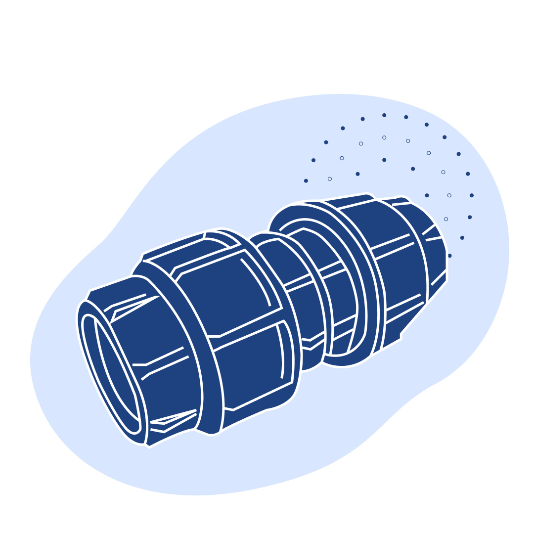 Муфта ПНД Ду 63 мм