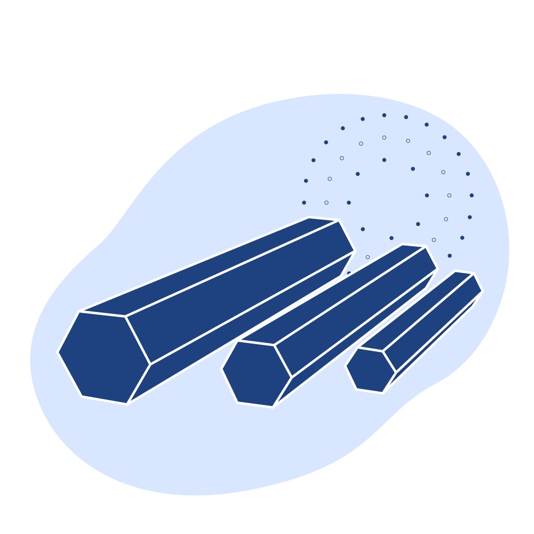 Шестигранник нержавеющий 103 мм AISI 201 ГОСТ 18968-73